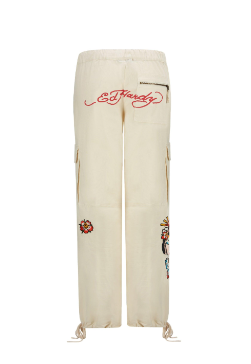 Ed Hardy Women's Tokyo Geisha Cargo Pants