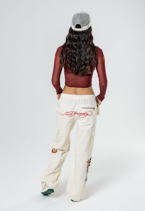 Ed Hardy Women's Tokyo Geisha Cargo Pants