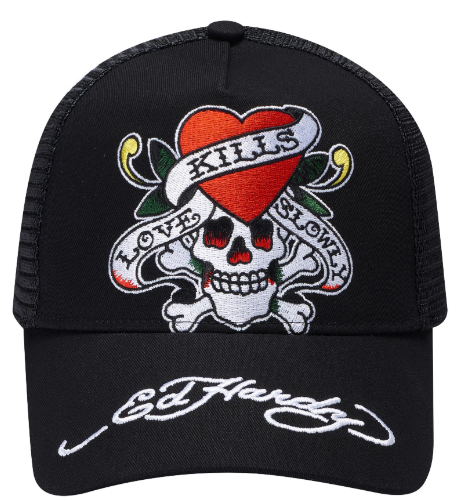 Ed Hardy Front Mesh Trucker Cap