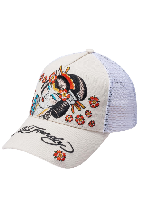 Ed Hardy Front Mesh Trucker Cap
