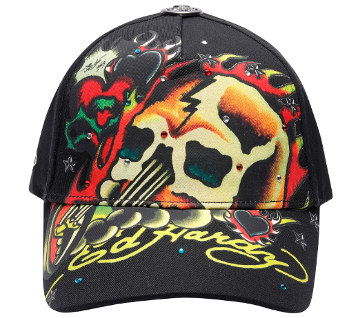 Ed Hardy 6 Panel Embellished Cap