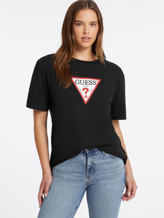 Guess Jeans Short Sleeve Oversized Fit Iconic Tee