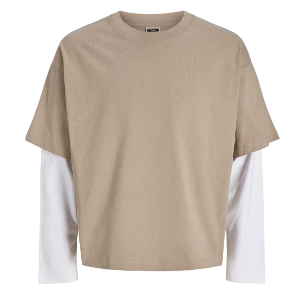 Jack & Jones Biarritz Doublelayer Long Sleeve Tee