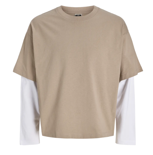 Jack & Jones Biarritz Doublelayer Long Sleeve Tee