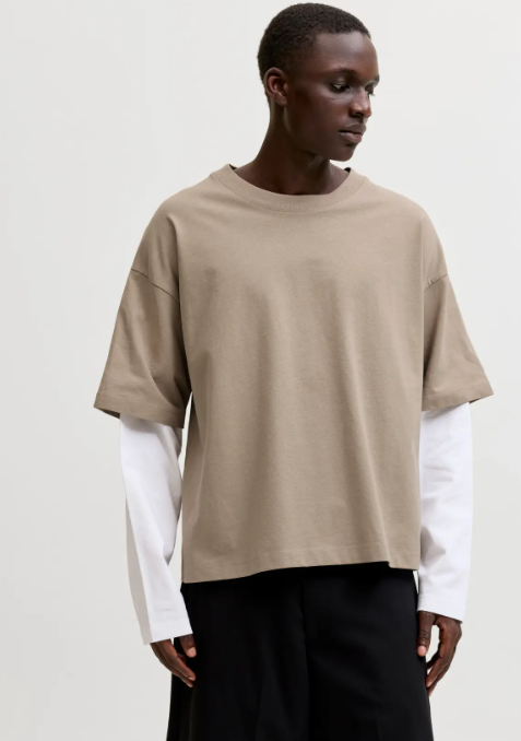 Jack & Jones Biarritz Doublelayer Long Sleeve Tee
