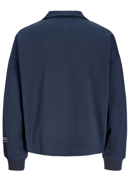 Jack & Jones Savona Sweat Split Neck Long Sleeve Polo