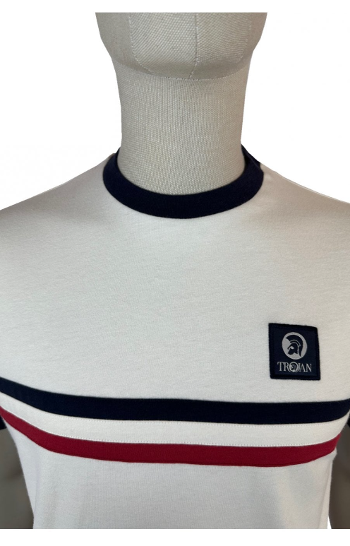 Trojan Stripe Front Tee