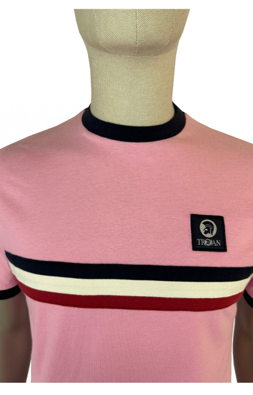 Trojan Stripe Front Tee