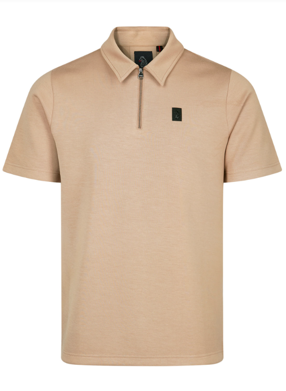 Luke Euphonic Modal Zip Polo