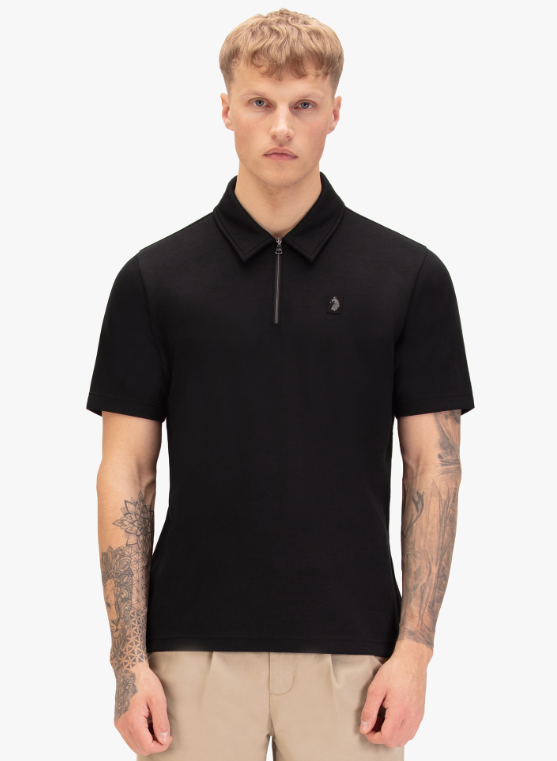 Luke Euphonic Modal Zip Polo