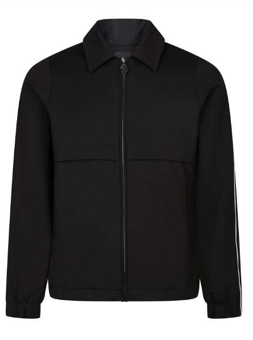 Luke Moonstone Collared Zip Sweat Top