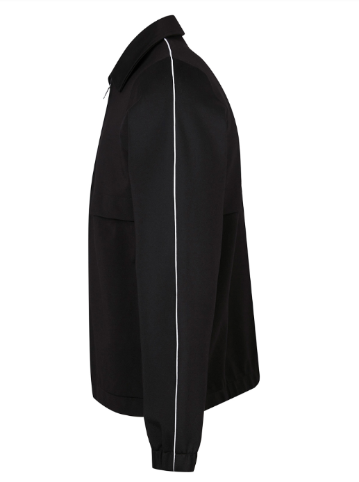 Luke Moonstone Collared Zip Sweat Top