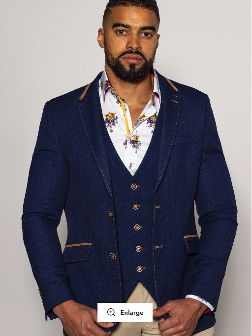 Claudio Lugli Signature Equestrian Jacket with Skull Lining
