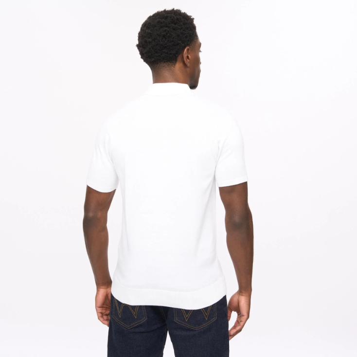 Gabicci Mens Soda Short Sleeve Side Stripe Knit Polo
