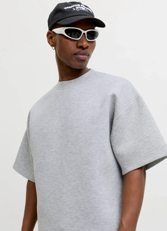 Jack & Jones Biarritz Scuba Sweat Short Sleeve Top