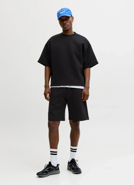 Jack & Jones Biarritz Scuba Sweat Short Sleeve Top