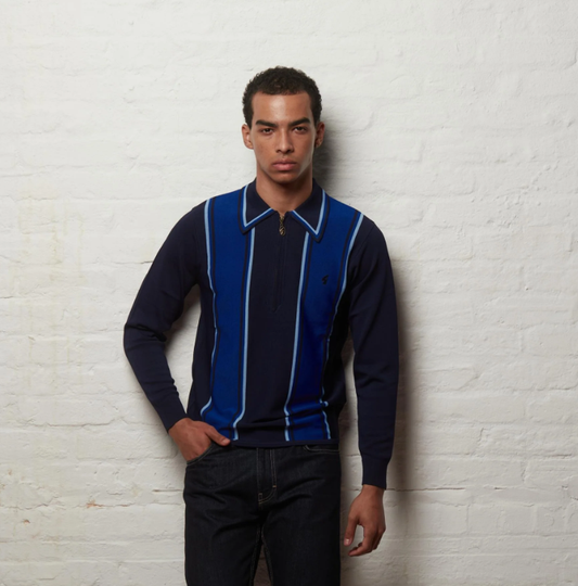 Gabicci Xander Archive Long Sleeve Viscose Knit Gabicci Vintage