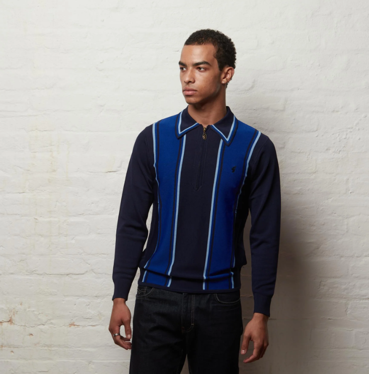 Gabicci Xander Archive Long Sleeve Viscose Knit Gabicci Vintage
