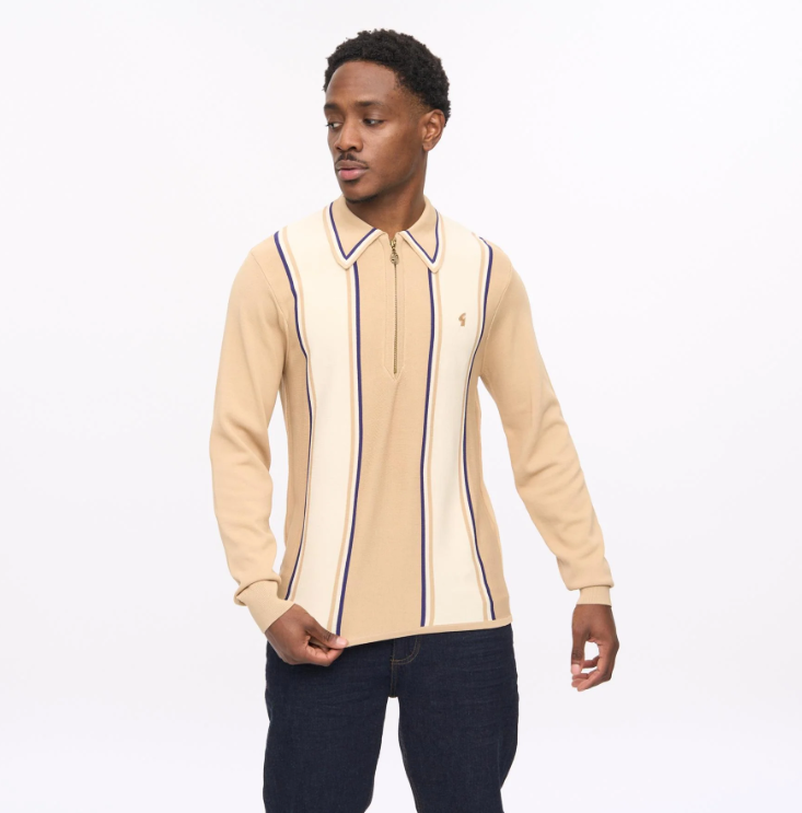 Gabicci Xander Archive Long Sleeve Viscose Knit Gabicci Vintage