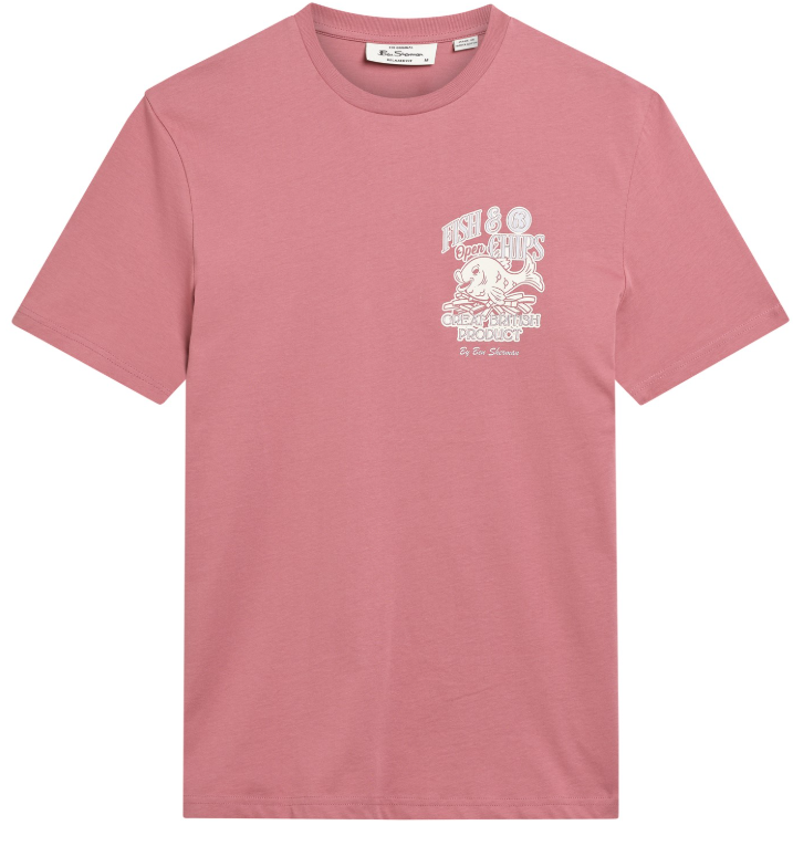 Ben Sherman Fish & Chips Graphic T-Shirt
