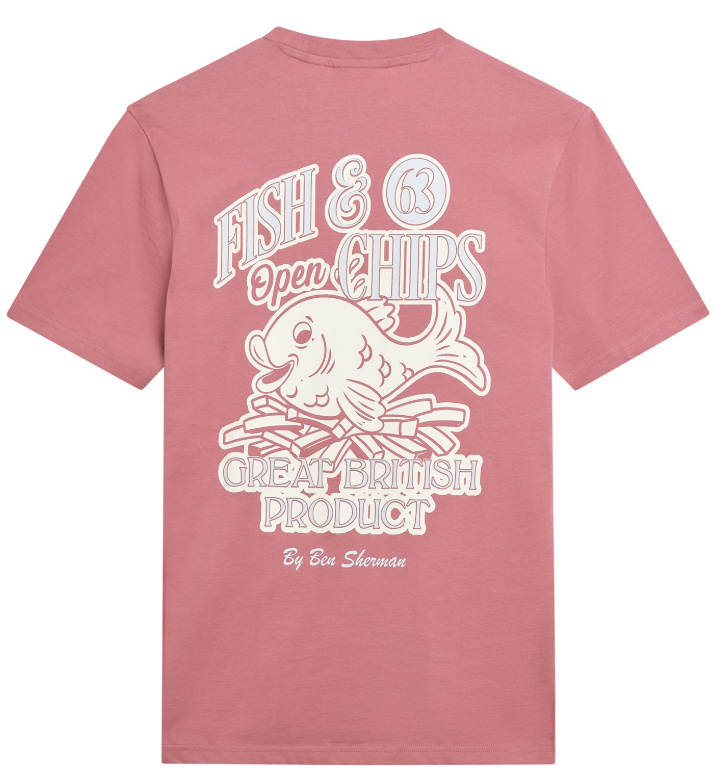 Ben Sherman Fish & Chips Graphic T-Shirt