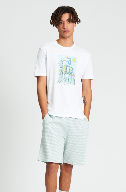 Ben Sherman Tri Colour Texture Short
