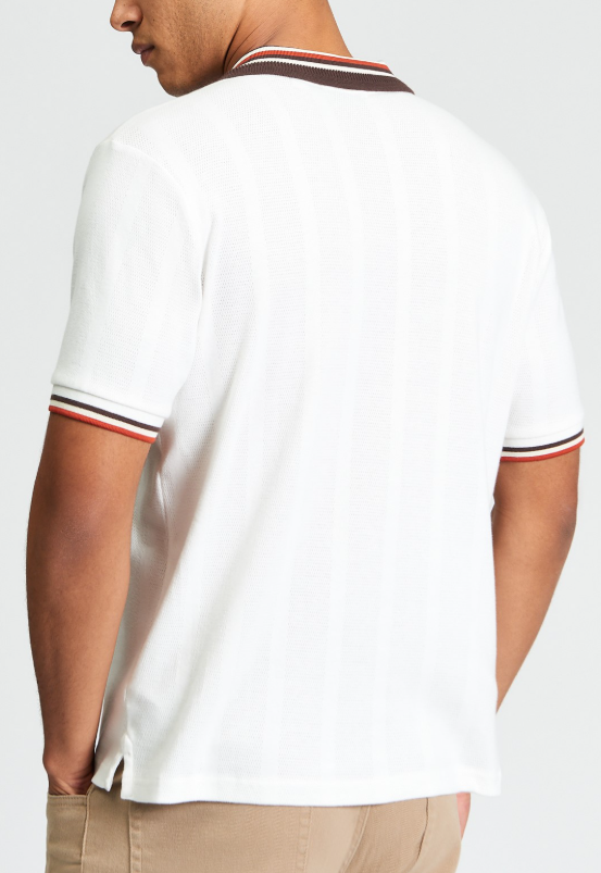 Ben Sherman Trim Block Open Neck Polo