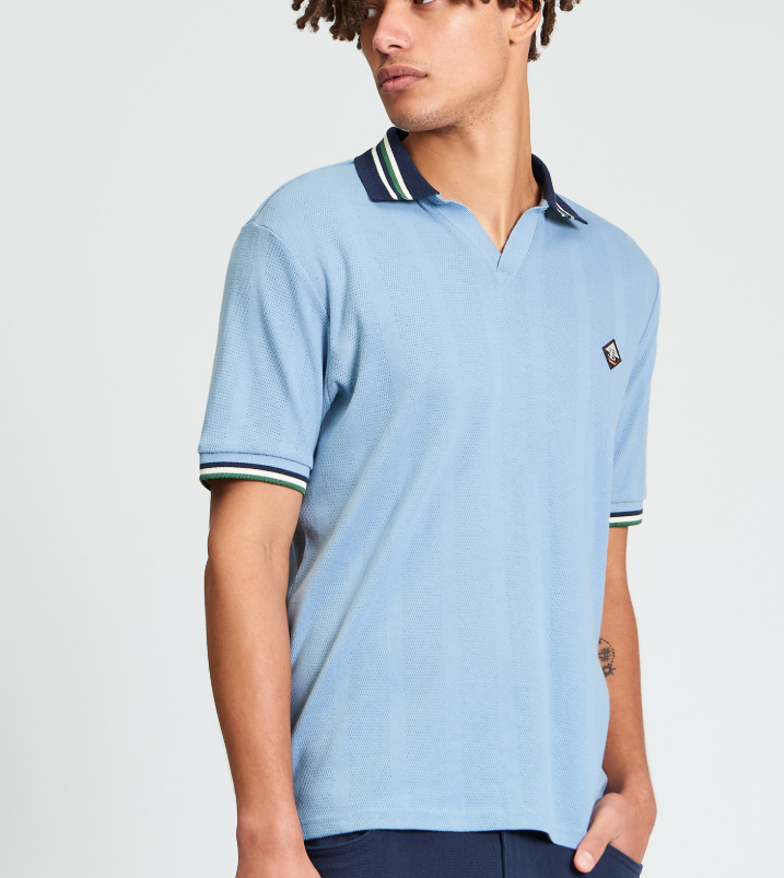 Ben Sherman Trim Block Open Neck Polo