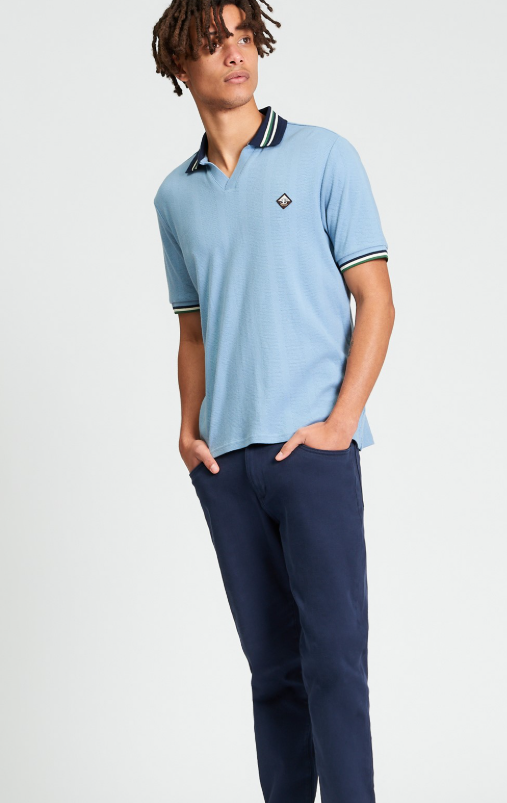 Ben Sherman Trim Block Open Neck Polo
