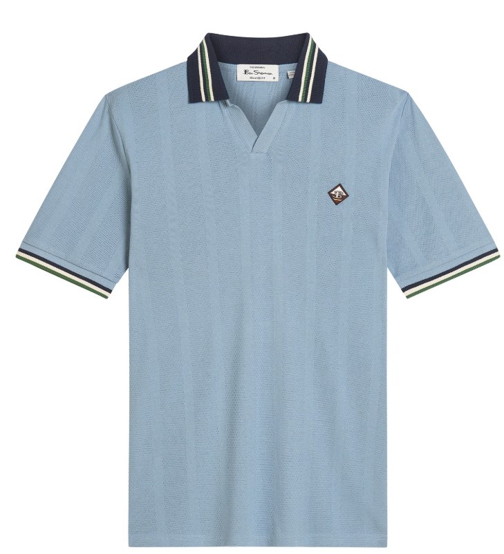 Ben Sherman Trim Block Open Neck Polo