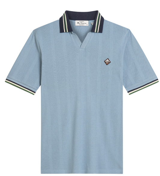 Ben Sherman Trim Block Open Neck Polo