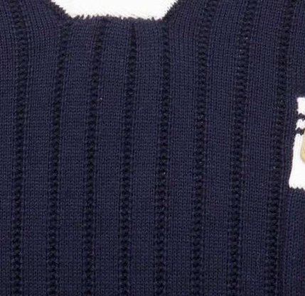Gabicci Vintage Portobello Skipper Neck Knit Polo