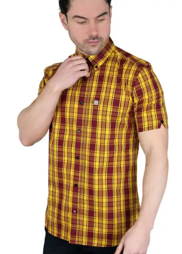 Lambretta Short Sleeve Check Shirt