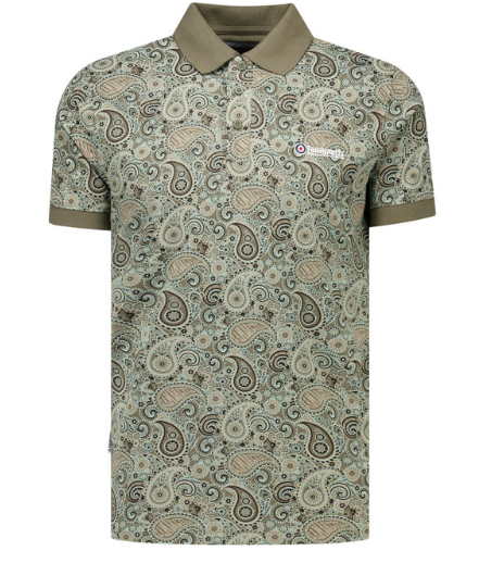 Lambretta Paisley Brand Polo