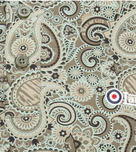 Lambretta Paisley Brand Polo