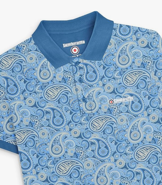 Lambretta Paisley Brand Polo