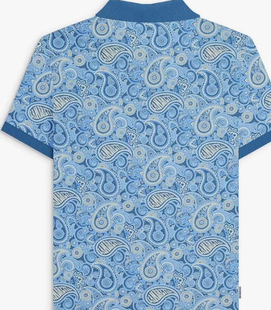 Lambretta Paisley Brand Polo