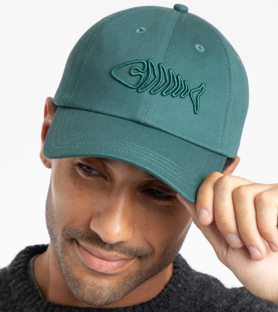 Weird Fish Bude Branded Twill Cap Deep Teal