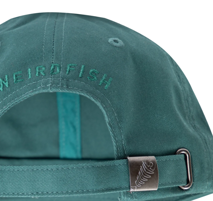 Weird Fish Bude Branded Twill Cap Deep Teal