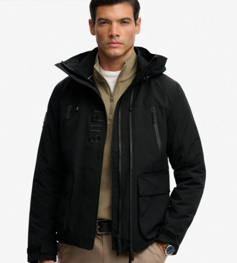 Superdry Hooded Ultimate Embroidered Windbreaker Jacket