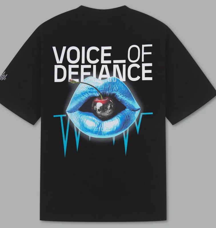 Voice of Defiance - White Lines Cherry Tee