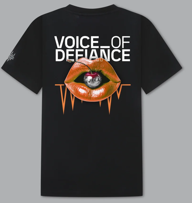 Voice of Defiance - White Lines Cherry Tee