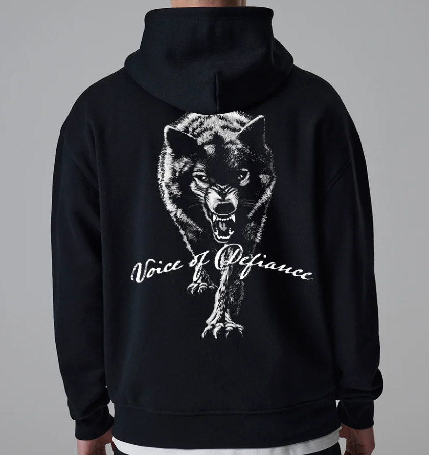 Voice Of Defiance - Neighbourhood (Prowling Wolf) Oversized Hood
