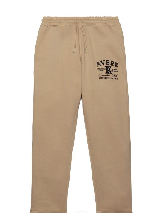 Avere Paradiso Black Open Hem Sweatpants