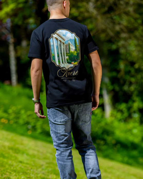 Avere Mura Architectural Black T Shirt