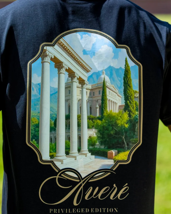 Avere Mura Architectural Black T Shirt