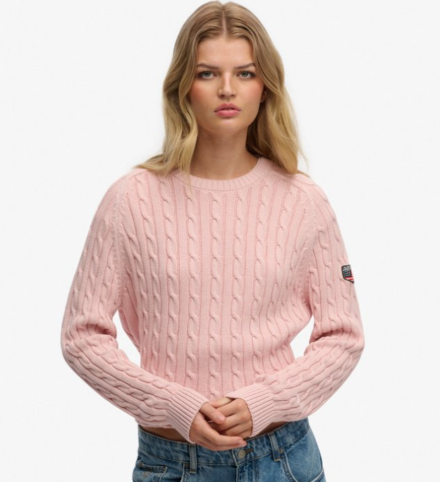 Superdry Slouchy Cable  Knit Jumper