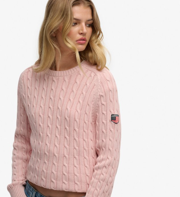 Superdry Slouchy Cable  Knit Jumper
