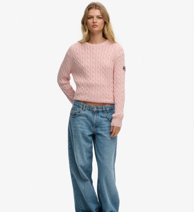 Superdry Slouchy Cable  Knit Jumper