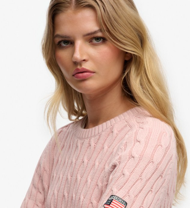Superdry Slouchy Cable  Knit Jumper